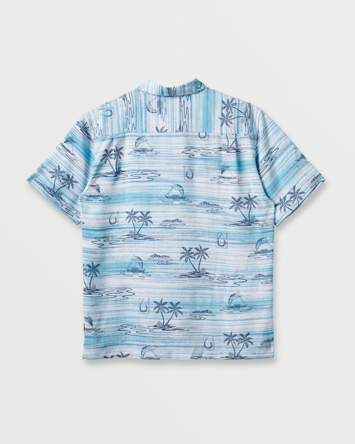 Waterman Island Daze Short Sleeve Shirt - Aqua Sea | Quick SilverExclusive