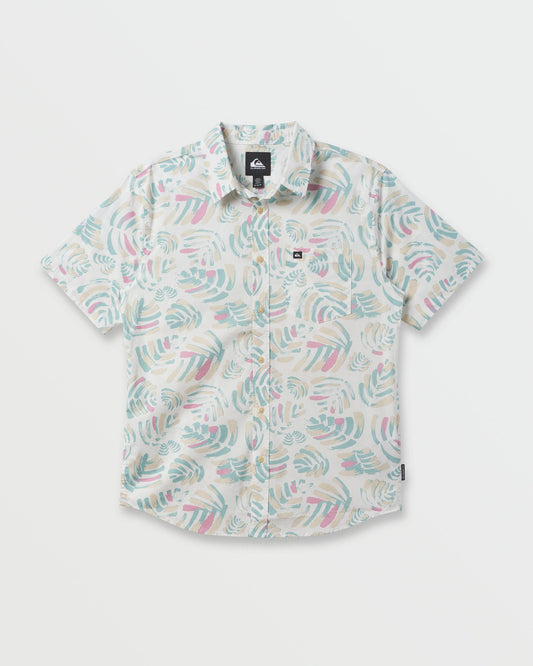 Shades Classic Stretch Short Sleeve Shirt - Off White | Quick SilverBest Seller