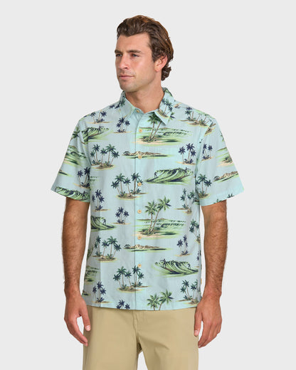 Waterman Day Dreamin' Shirt - Cool Blue | Quick SilverLatest