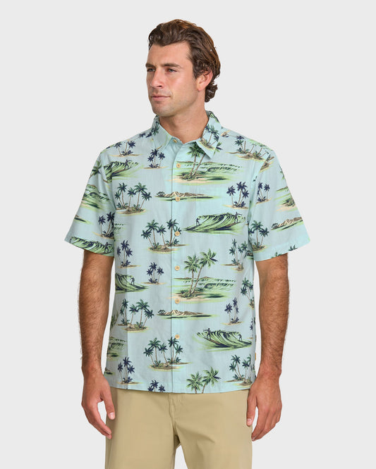 Waterman Day Dreamin' Shirt - Cool Blue | Quick SilverLatest