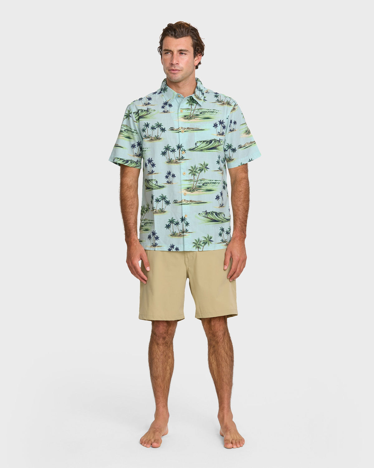 Waterman Day Dreamin' Shirt - Cool Blue | Quick SilverLatest