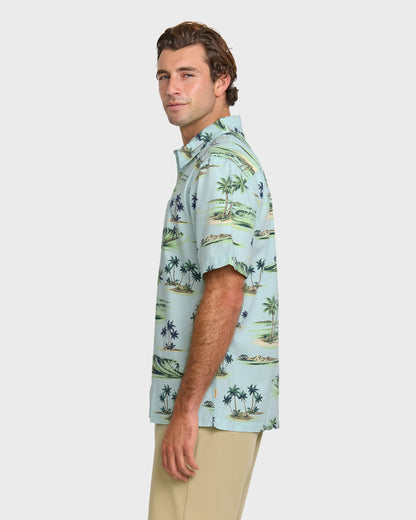 Waterman Day Dreamin' Shirt - Cool Blue | Quick SilverLatest