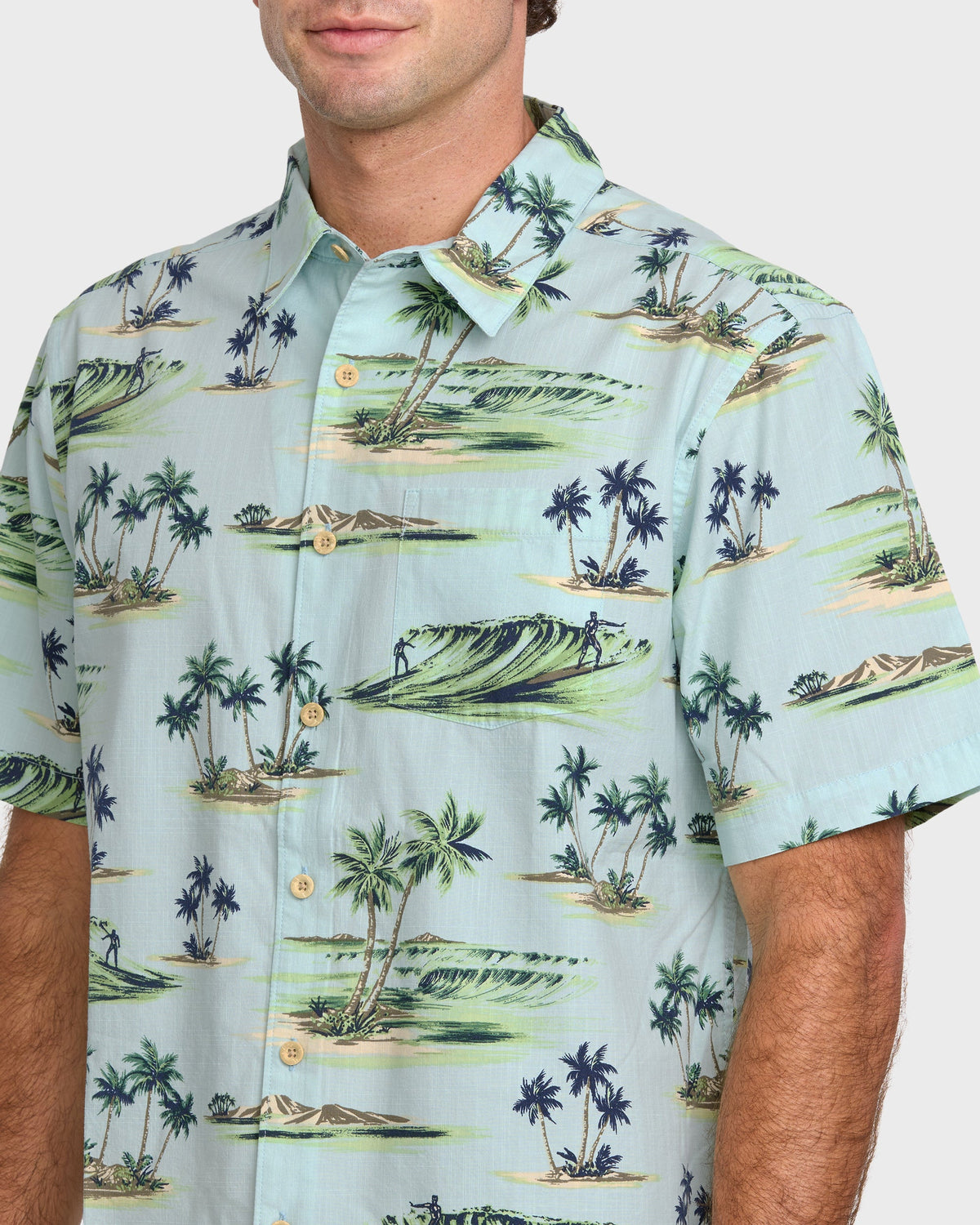 Waterman Day Dreamin' Shirt - Cool Blue | Quick SilverLatest