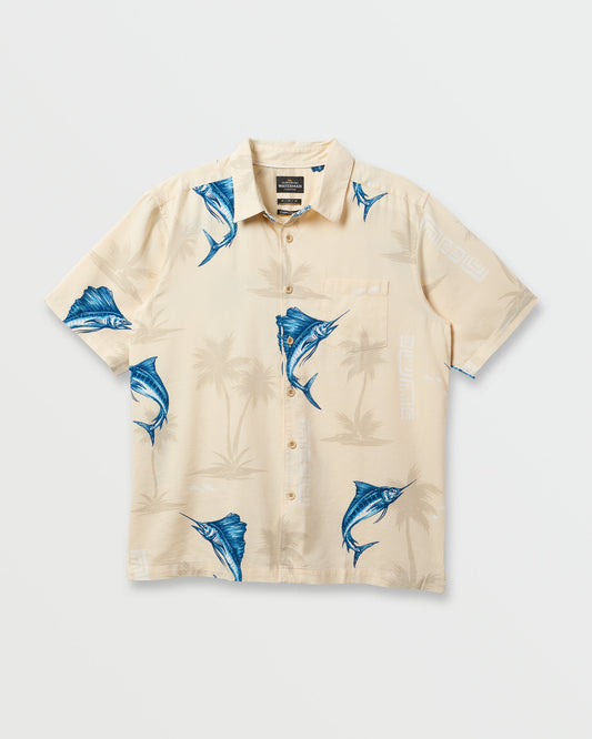 Waterman Playing Hooky Shirt - Sand | Quick SilverBest Price