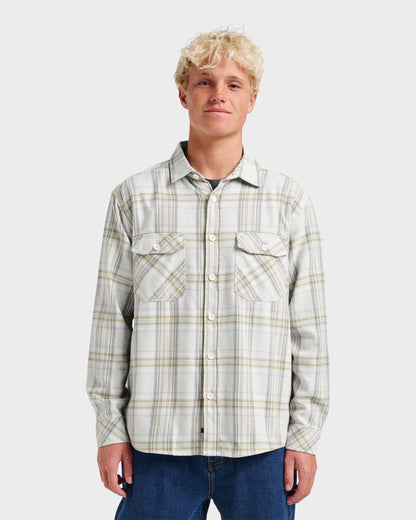 Waterman Bodie Flannel Shirt - Moonbeam | Quick SilverCustomer Favorite
