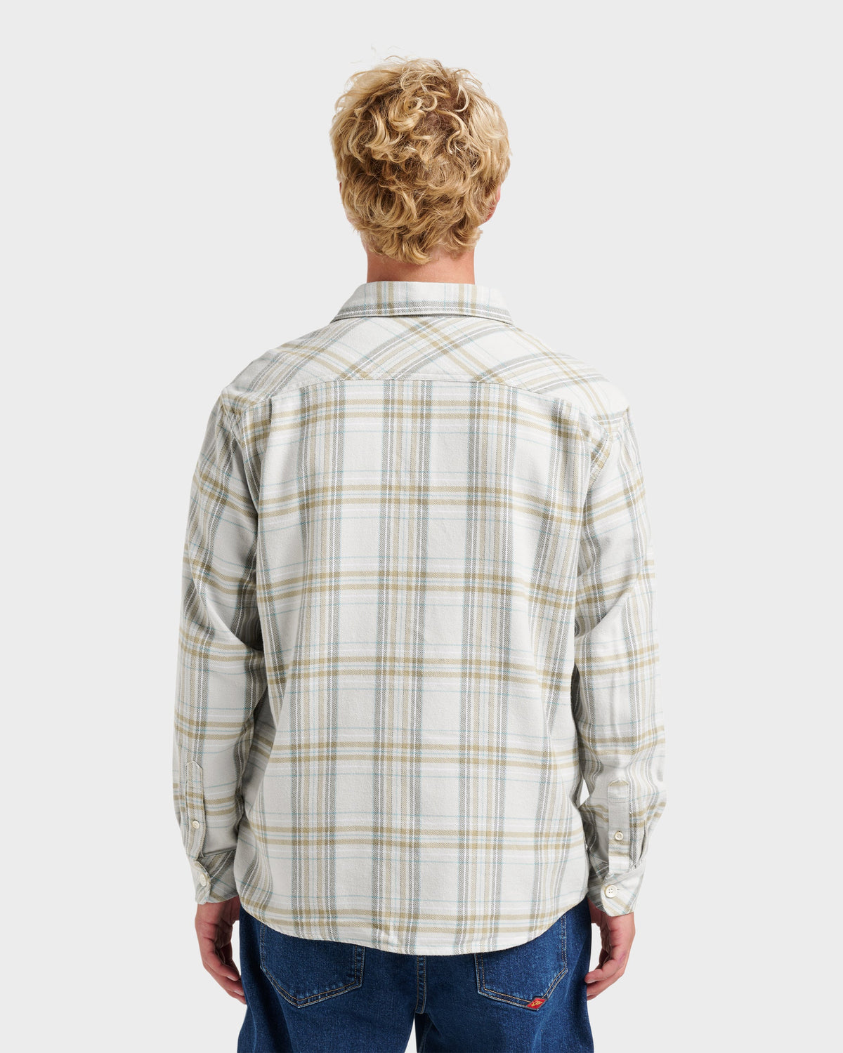 Waterman Bodie Flannel Shirt - Moonbeam | Quick SilverCustomer Favorite