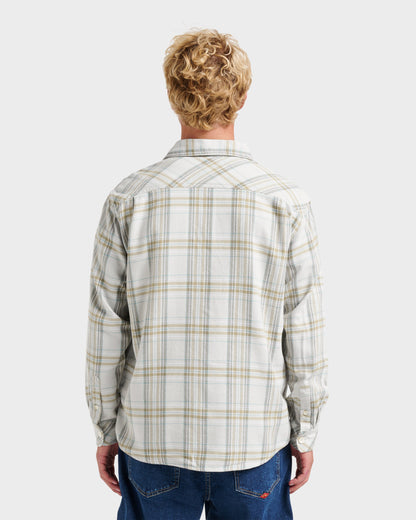 Waterman Bodie Flannel Shirt - Moonbeam | Quick SilverCustomer Favorite