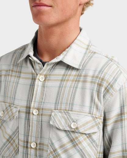 Waterman Bodie Flannel Shirt - Moonbeam | Quick SilverCustomer Favorite
