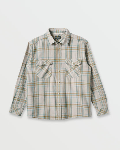 Waterman Bodie Flannel Shirt - Moonbeam | Quick SilverCustomer Favorite