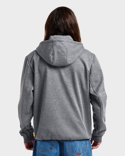 Waterman Departure Zip Sweatshirt - Phantom Heather | Quick SilverSpecial Offer
