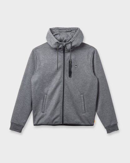 Waterman Departure Zip Sweatshirt - Phantom Heather | Quick SilverSpecial Offer