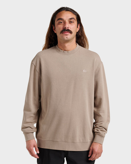 Saltwater Crewneck Sweatshirt - Fallen Rock | Quick SilverExclusive