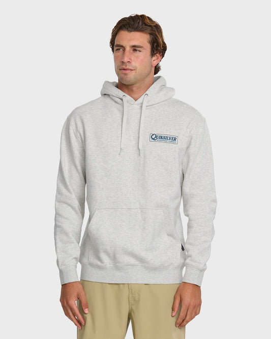 Graphic Hoodie - White/Heather | Quick SilverTrusted