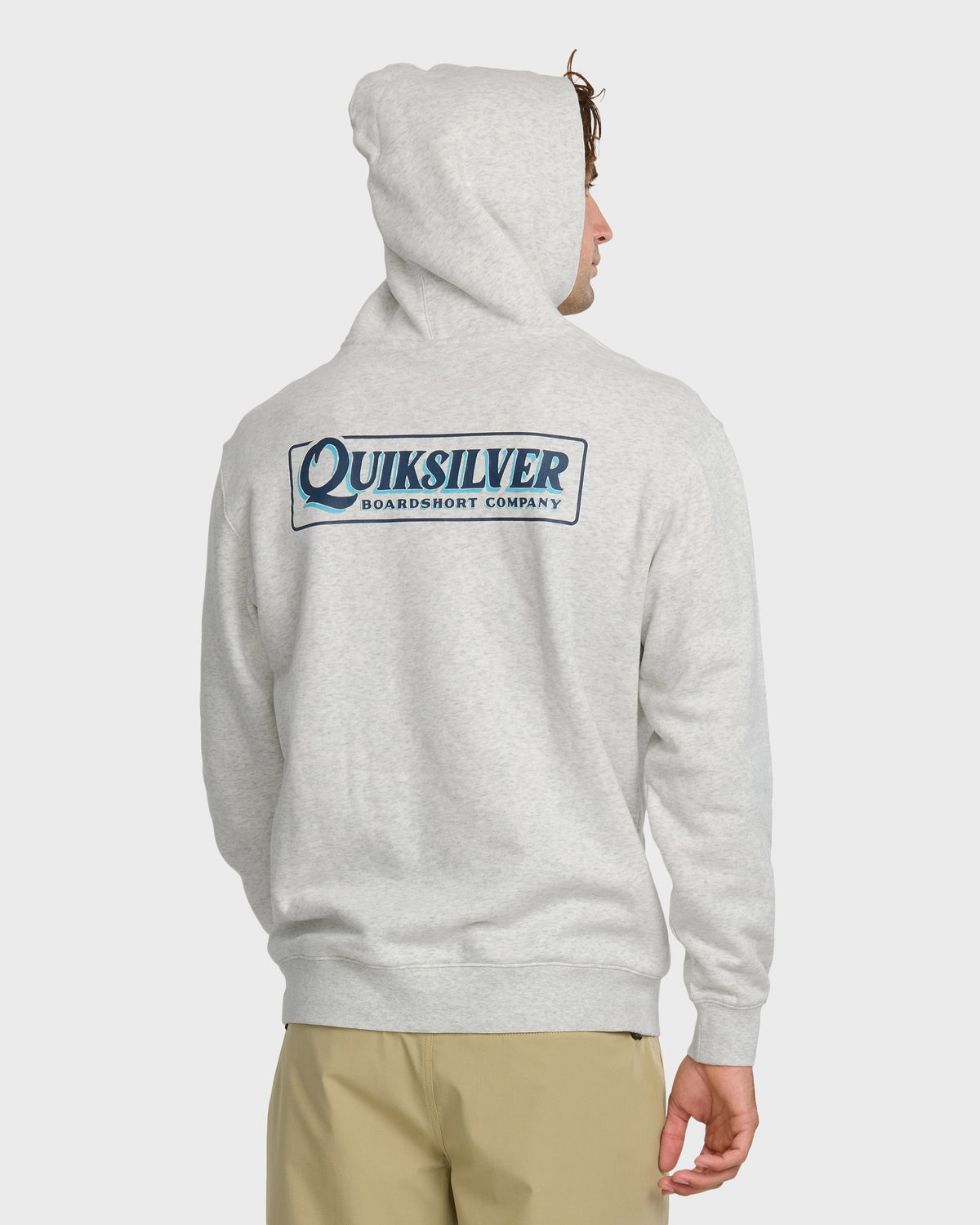 Graphic Hoodie - White/Heather | Quick SilverTrusted