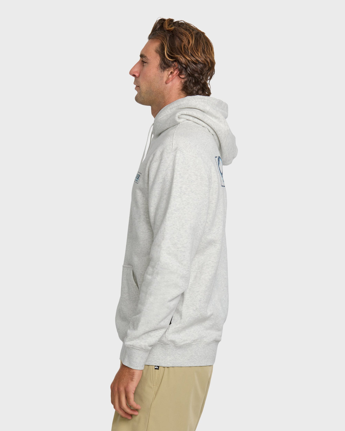 Graphic Hoodie - White/Heather | Quick SilverTrusted