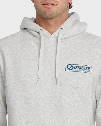 Graphic Hoodie - White/Heather | Quick SilverTrusted