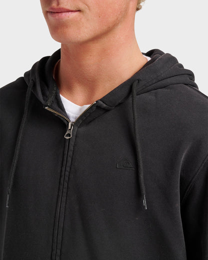 Saltwater Full Zip Hoodie - Black | Quick SilverGreat Value