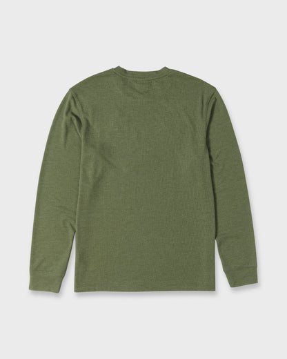 Malvern Long Sleeve Soft Touch Crewneck Sweatshirt - Dusty Olive | Quick SilverExclusive