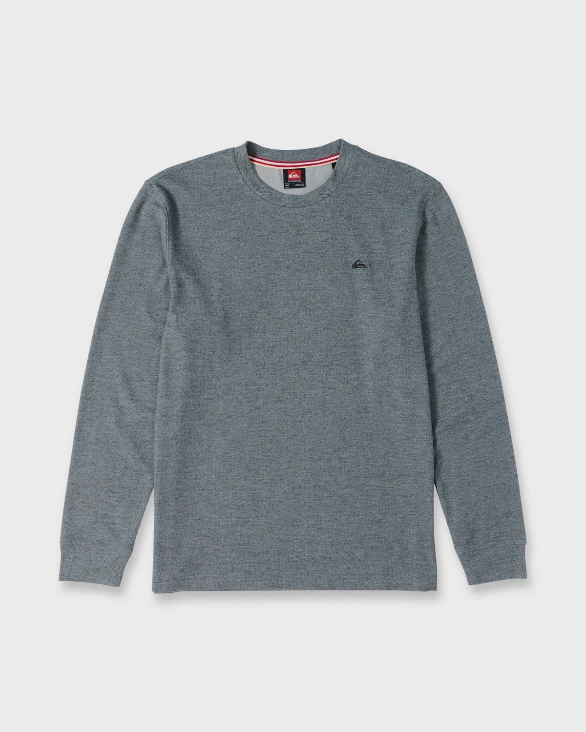 Malvern Long Sleeve Soft Touch Crewneck Sweatshirt - Anthracite | Quick SilverNew