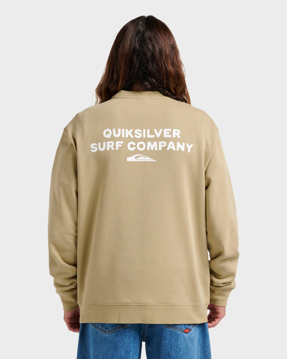 Graphic Crewneck Sweatshirt - Twill | Quick SilverTrusted