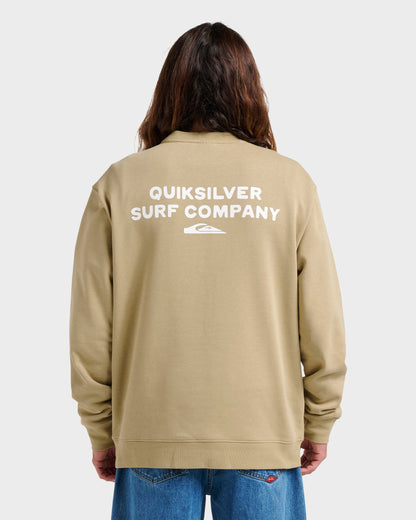 Graphic Crewneck Sweatshirt - Twill | Quick SilverTrusted
