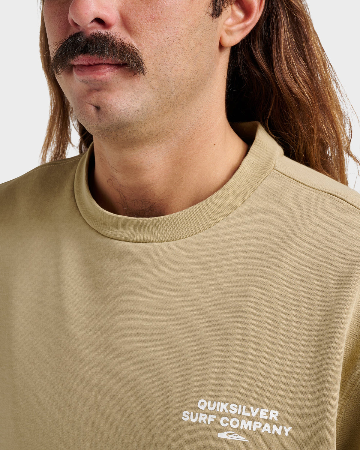 Graphic Crewneck Sweatshirt - Twill | Quick SilverTrusted