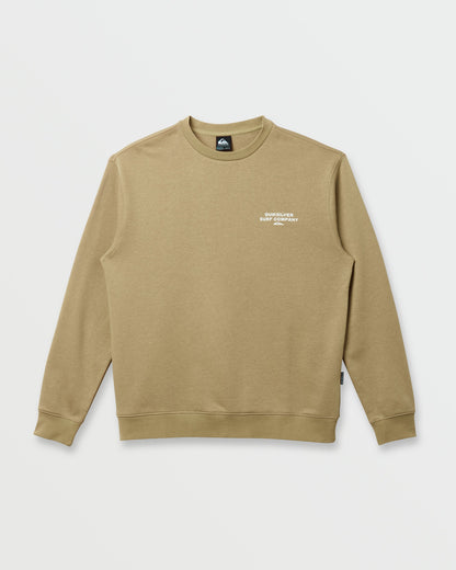 Graphic Crewneck Sweatshirt - Twill | Quick SilverTrusted