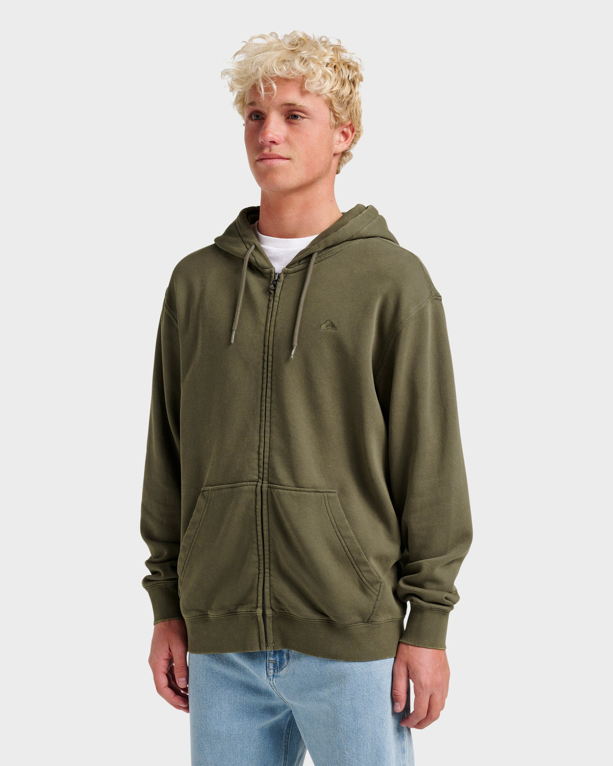 Saltwater Full Zip Hoodie - Grape Leaf | Quick SilverTop Pick