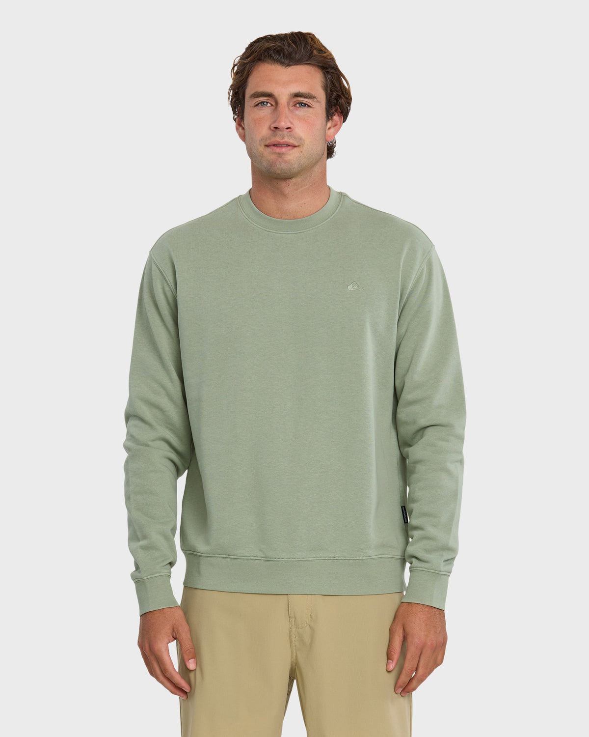 Saltwater Crewneck Sweatshirt - Herb | Quick SilverClassic