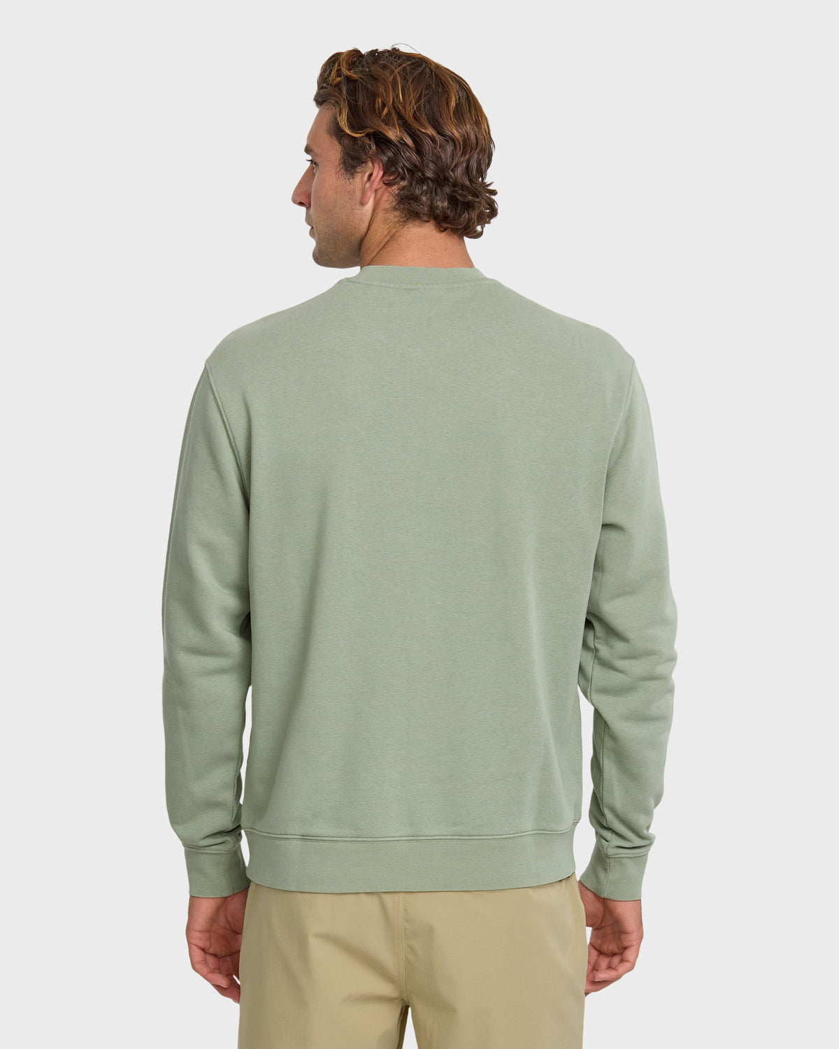 Saltwater Crewneck Sweatshirt - Herb | Quick SilverClassic