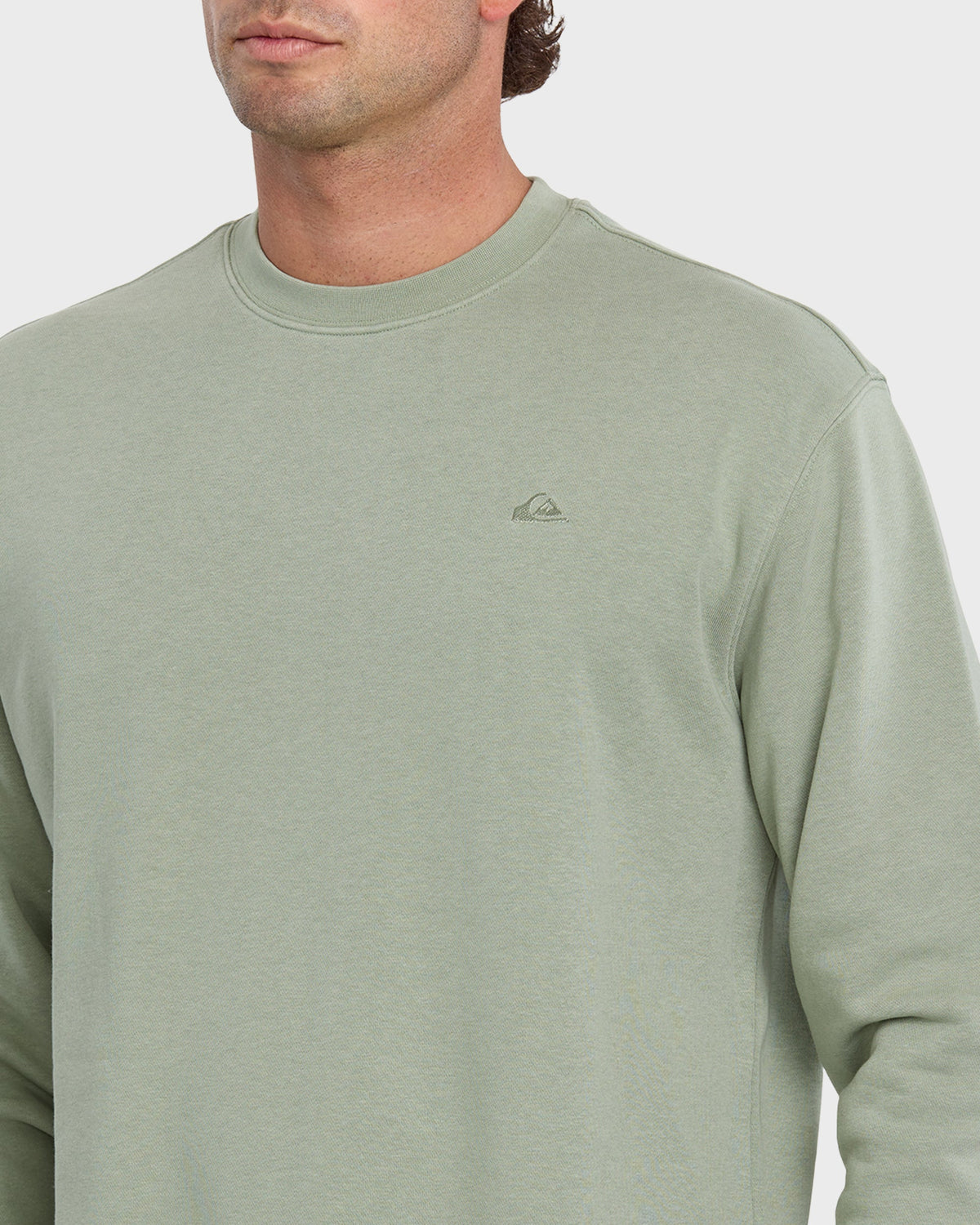 Saltwater Crewneck Sweatshirt - Herb | Quick SilverClassic