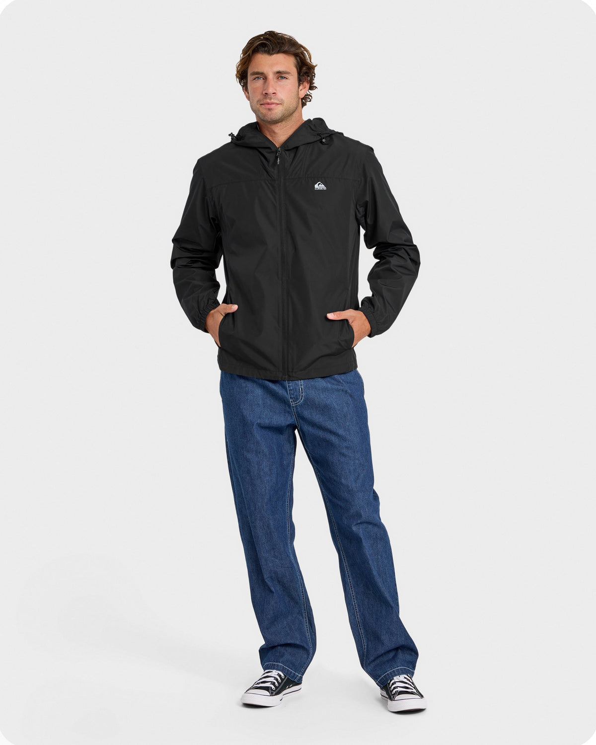 Overcast Windbreaker - Black | Quick SilverClassic