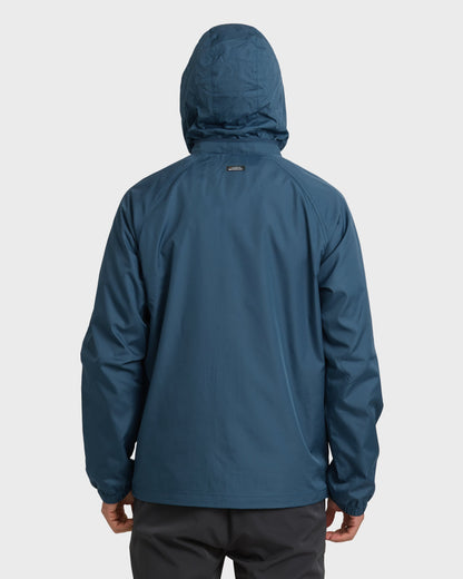 Waterman Shell Shock Water-Resistant Windbreaker - Ensign Blue | Quick SilverLatest