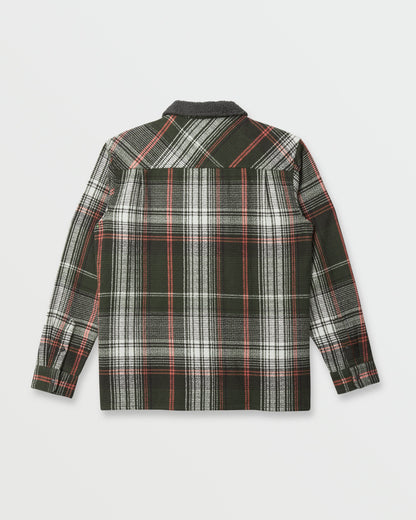 Campo Zip Flannel Shirt - Grape Leaf | Quick SilverTop Pick