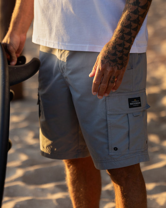 Waterman Maldive Atoll 20" Cargo Shorts - Grey | Quick SilverNew