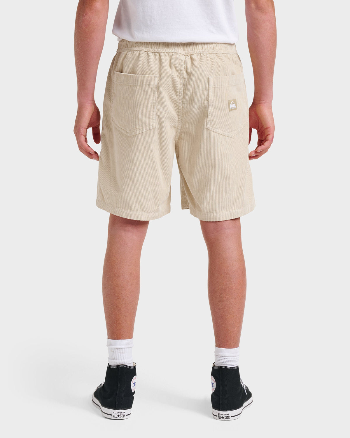 Taxer Corduroy Shorts - Fog Grey | Quick SilverPremium