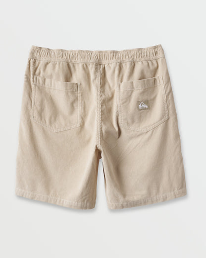 Taxer Corduroy Shorts - Fog Grey | Quick SilverPremium