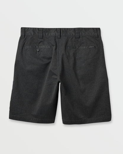 Union Stretch Shorts - Charcoal Heather | Quick SilverExclusive