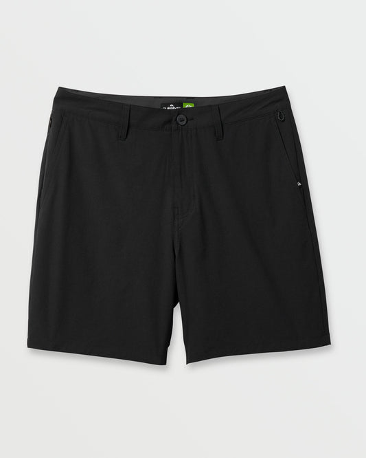 Union Transit 19" Amphibian Hybrid Shorts - Black | Quick SilverPremium
