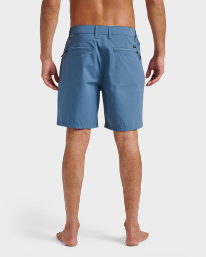 Union Transit 19" Amphibian Hybrid Shorts - China Blue | Quick SilverTrending