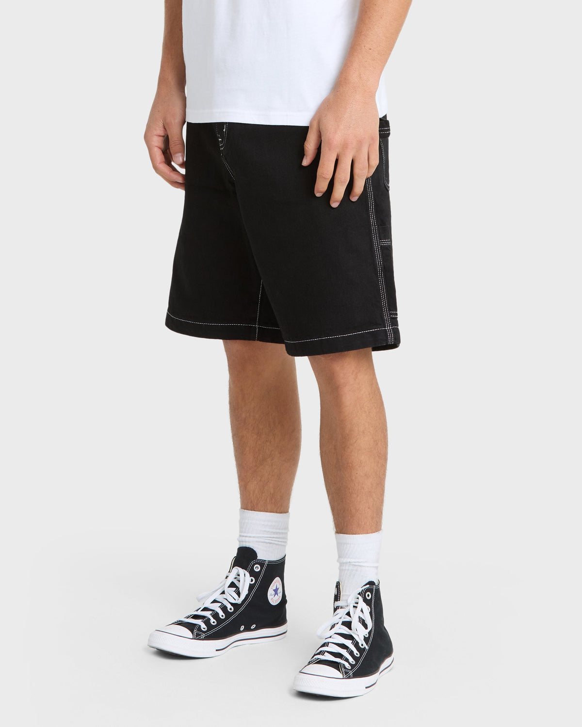 Mercury Carpenter Denim Short - Black | Quick SilverDiscount