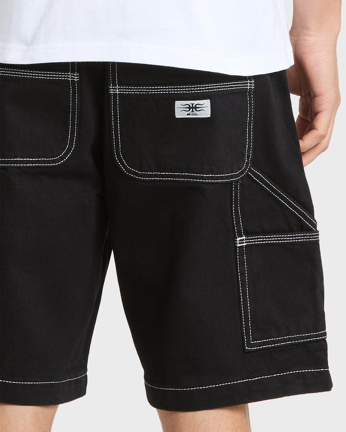 Mercury Carpenter Denim Short - Black | Quick SilverDiscount