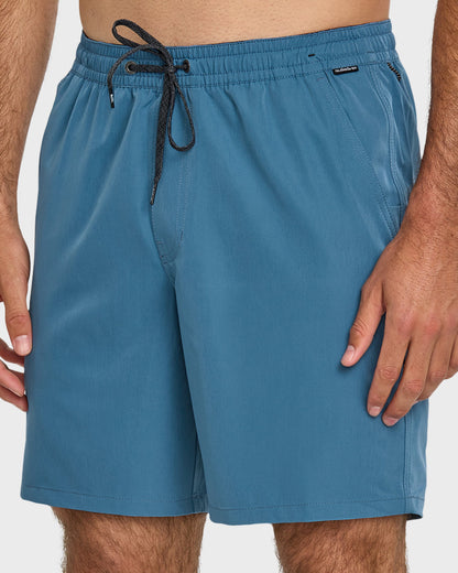 Taxer Amphibian 18" Hybrid Shorts - Copen Blue | Quick SilverTrusted