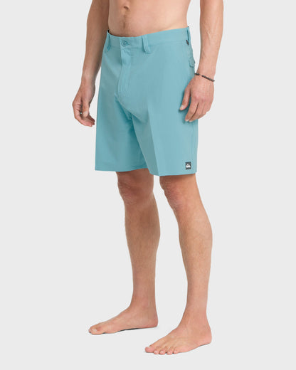 Waterman Tamarindo Amphibian Hybrid Shorts - Aqua | Quick SilverFeatured