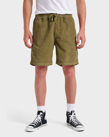 Taxer Corduroy Shorts - Aloe | Quick SilverSmart Buy