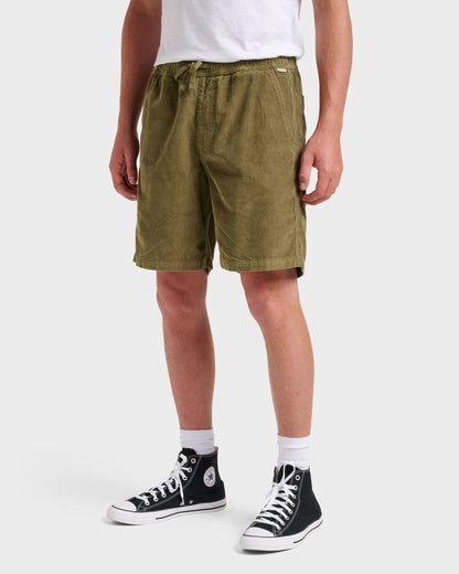 Taxer Corduroy Shorts - Aloe | Quick SilverSmart Buy