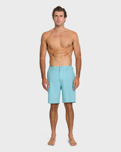 Union Heather 20" Amphibian Hybrid Shorts - Aqua Blue | Quick SilverRecommended