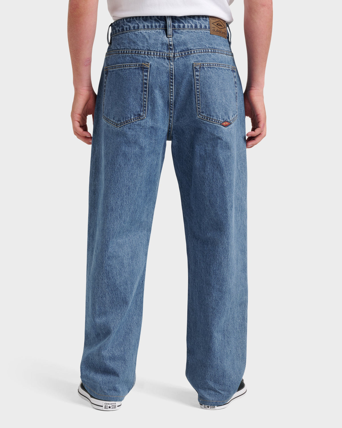 Baggy Denim Pants - Medium Indigo | Quick SilverDeals