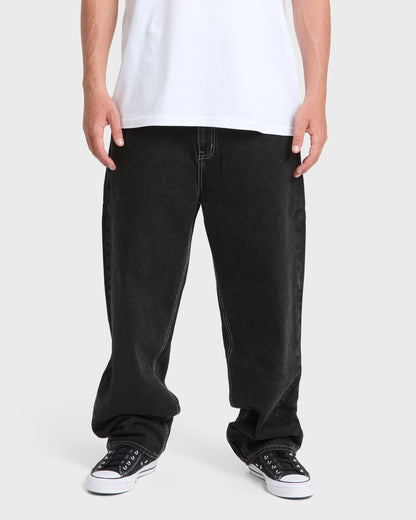 Baggy Denim Pants - Black Wash | Quick SilverTrusted