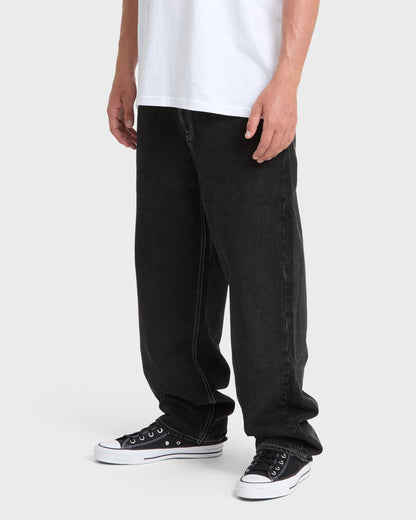 Baggy Denim Pants - Black Wash | Quick SilverTrusted